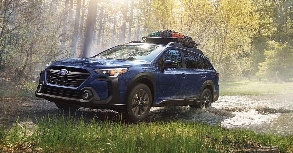 2024 Subaru Outback - Driving across a river