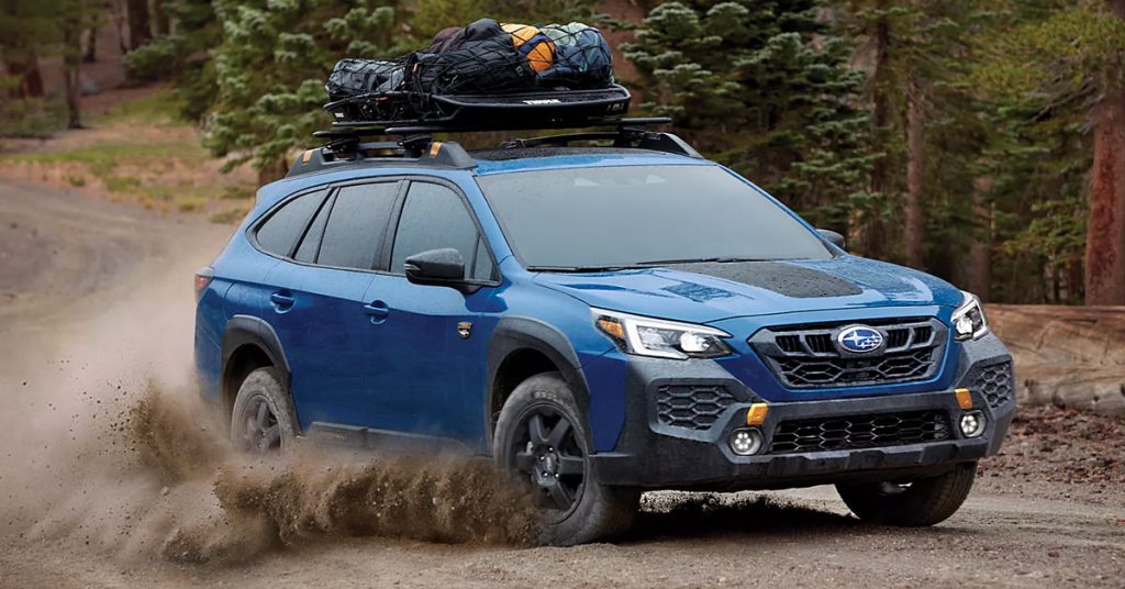 2024 Subaru Outback - Driving on a dirt road