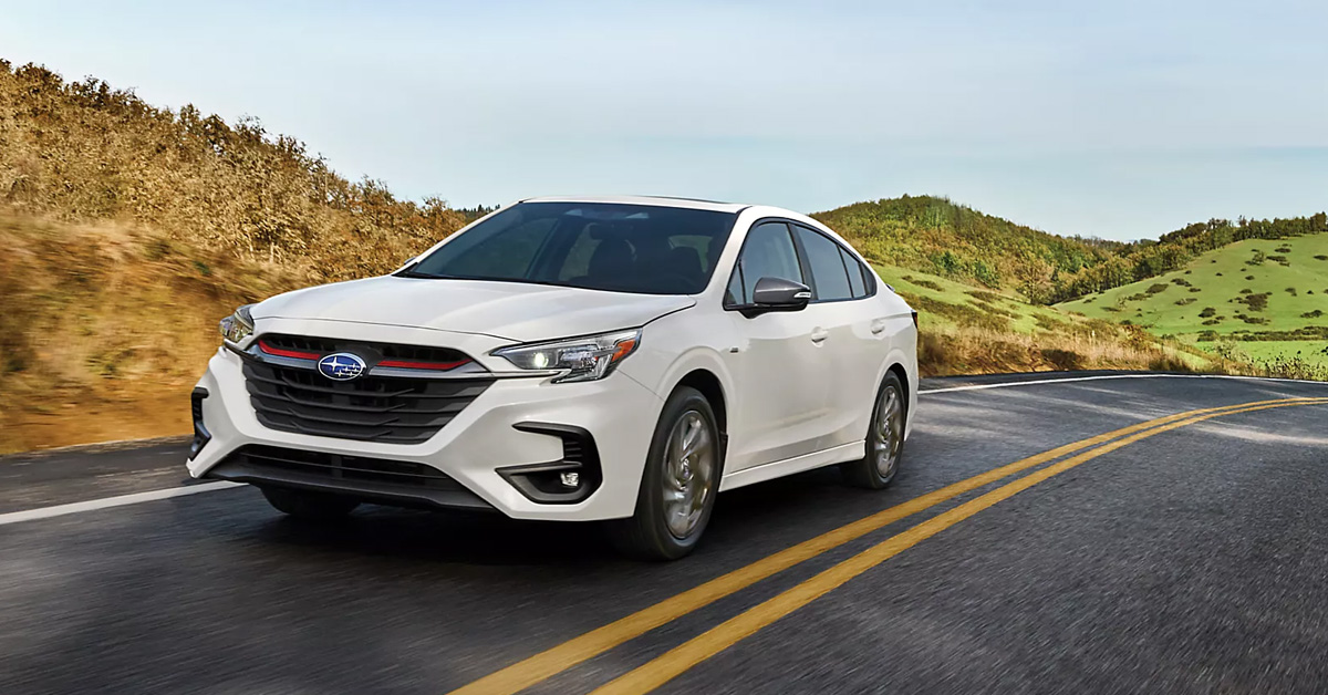 2024 Subaru Legacy on the road