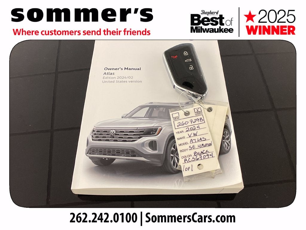 2024 Volkswagen Atlas 2.0T SE