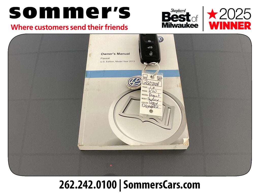 2013 Volkswagen Passat 2.5 SE