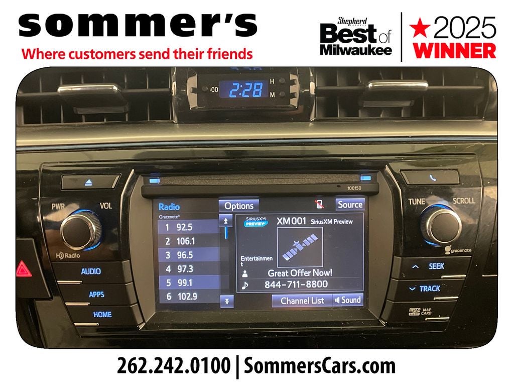 2015 Toyota Corolla S Plus