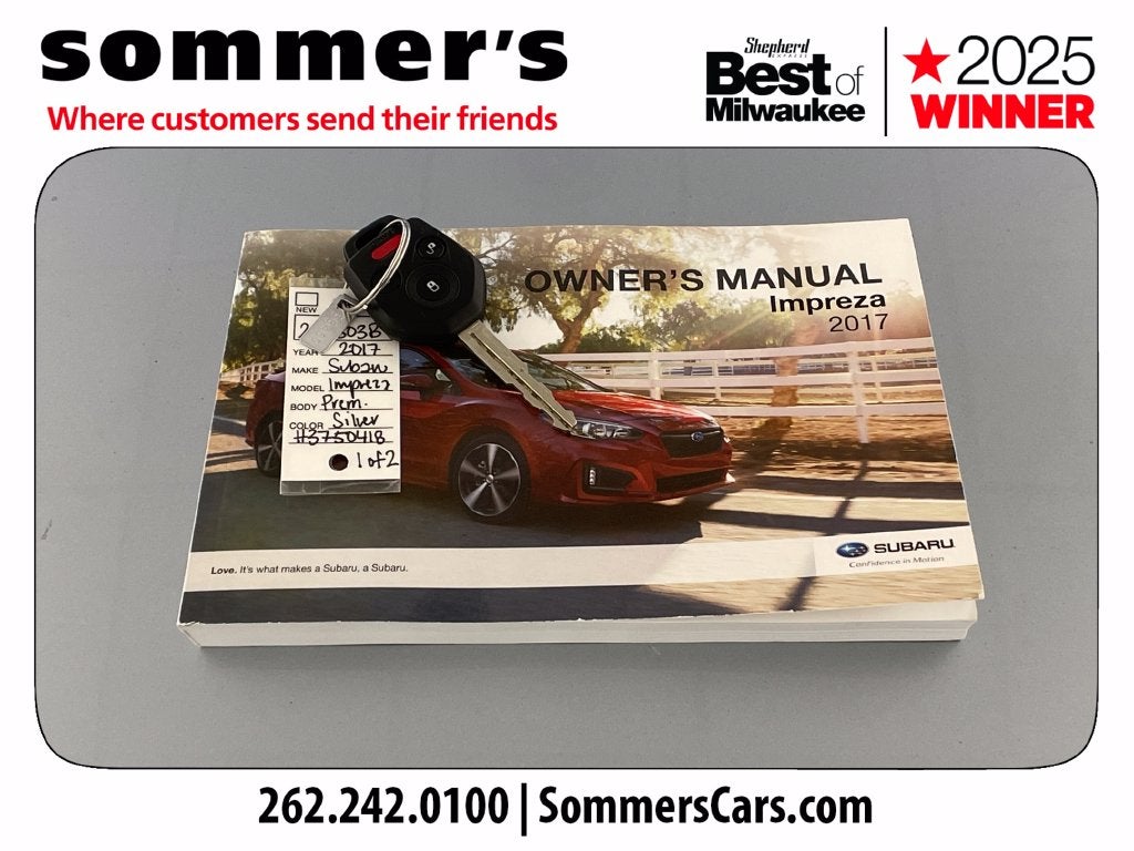 2017 Subaru Impreza 2.0i Premium