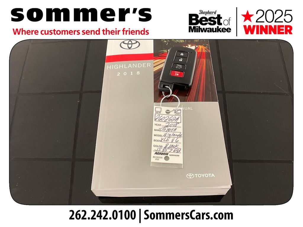 2018 Toyota Highlander SE