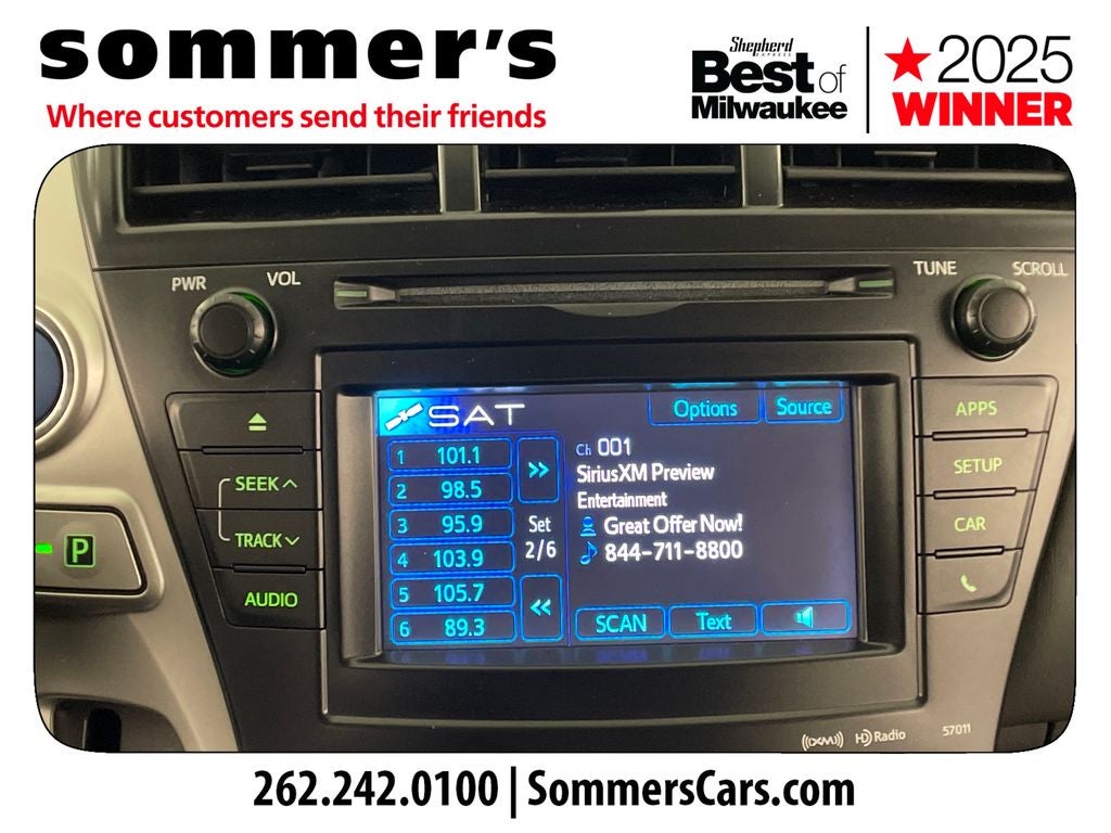 2012 Toyota Prius v Two