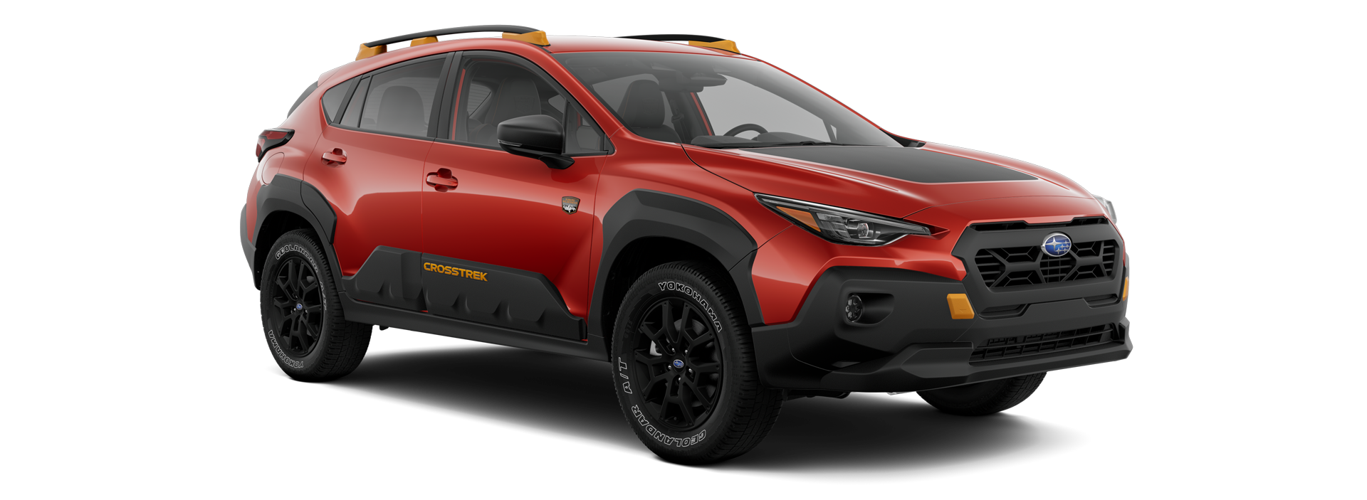 2025 Subaru Crosstrek Wilderness Shown in Sun Blaze Pearl