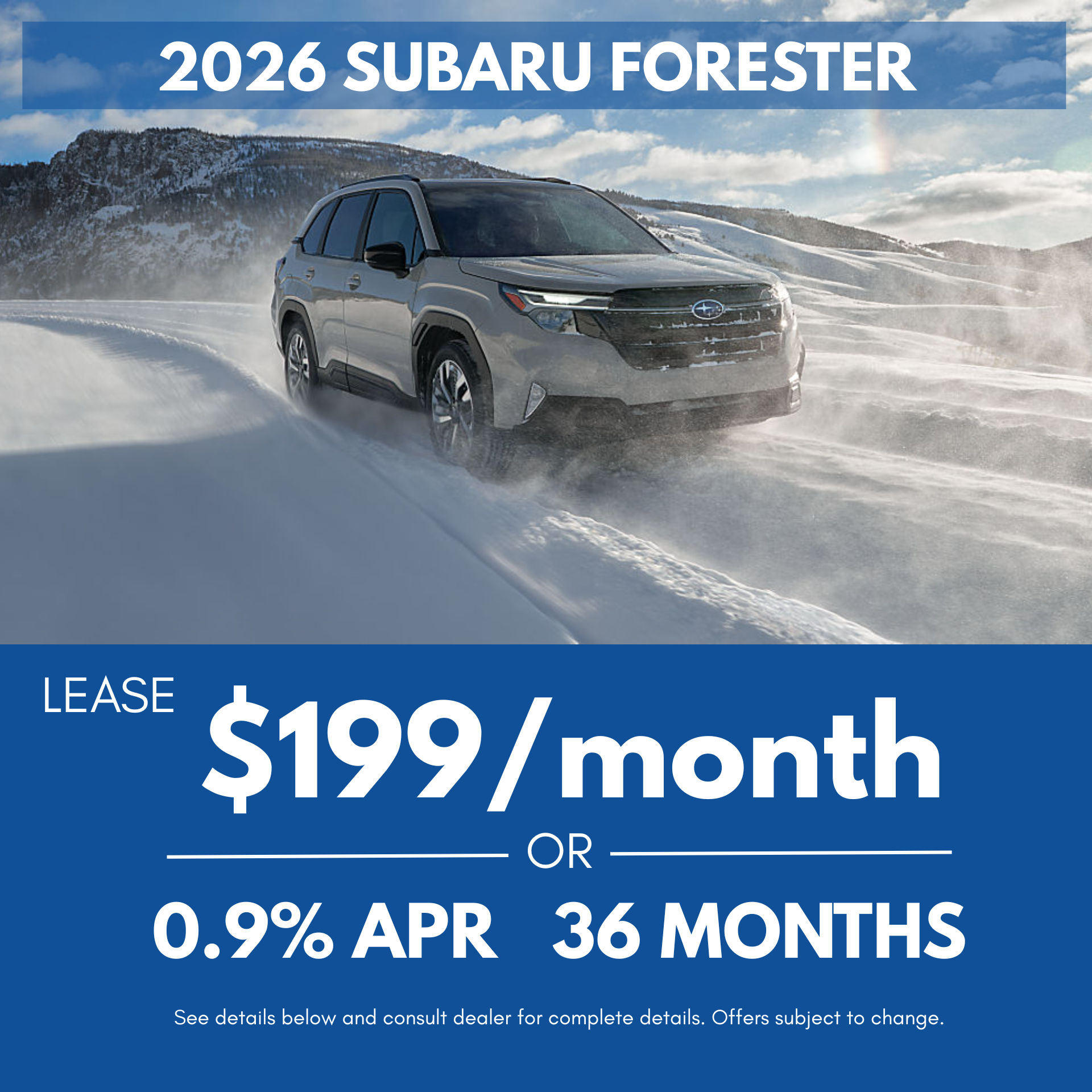 2026 Subaru Forester