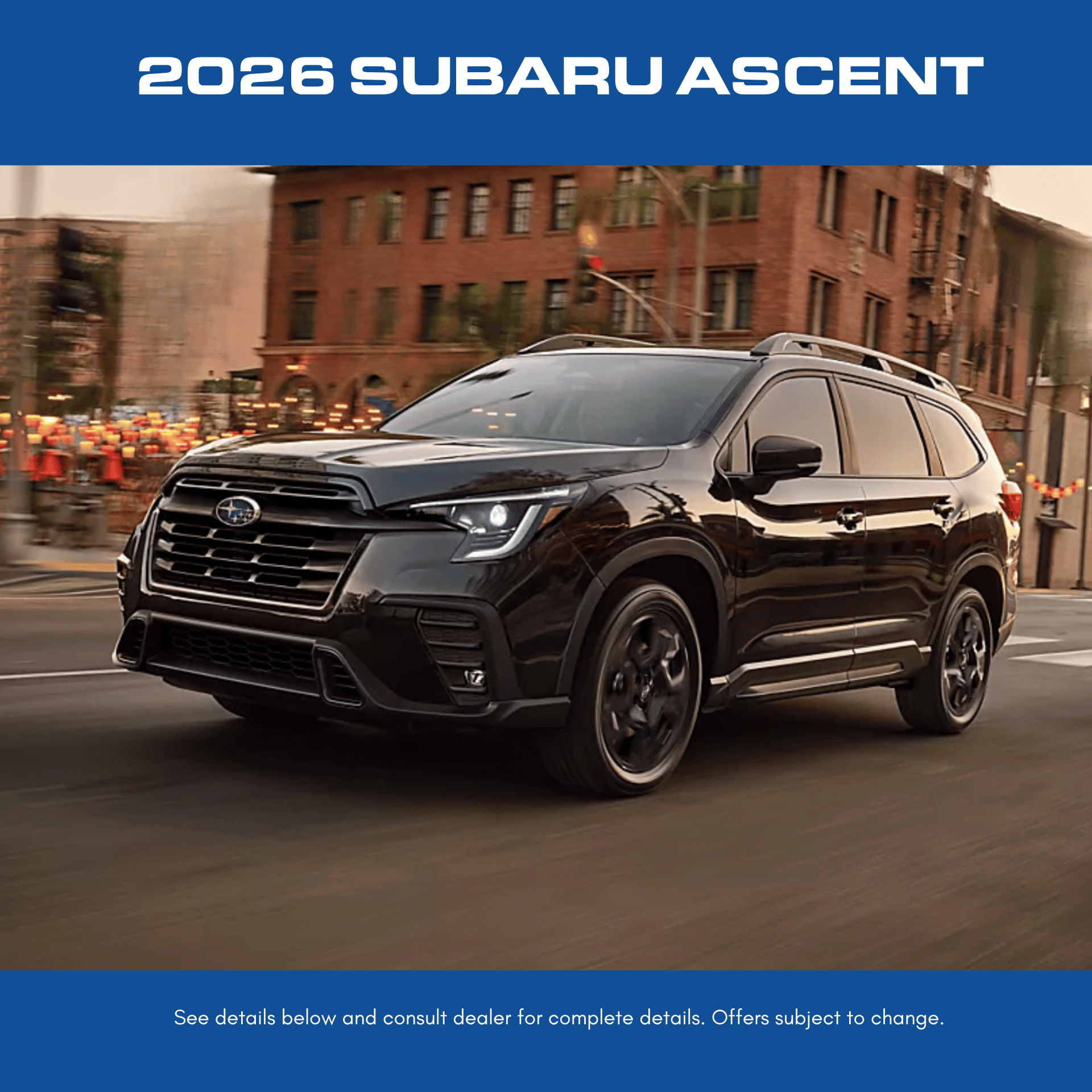 2026 Subaru Ascent Premium