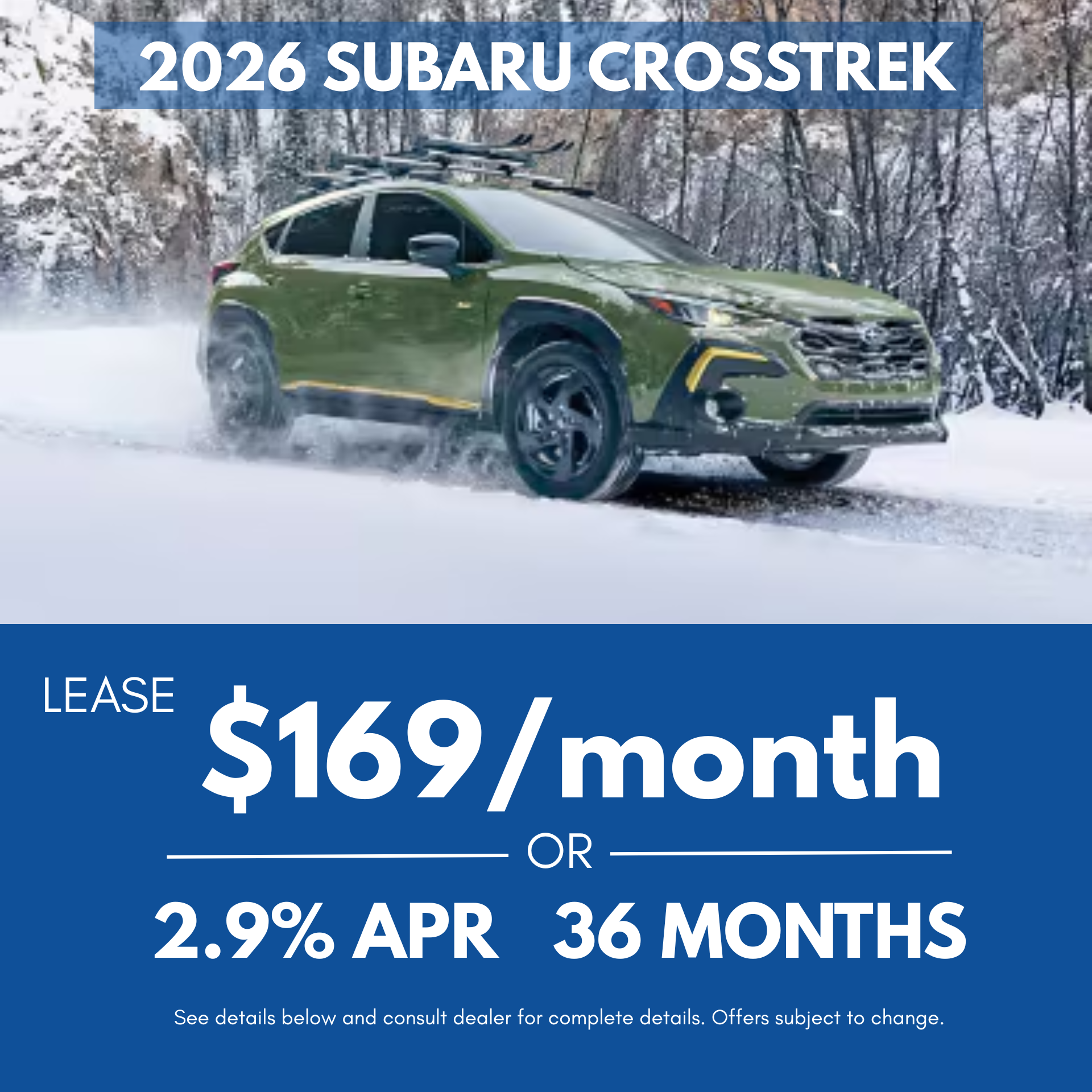 2026 Subaru Crosstrek Premium