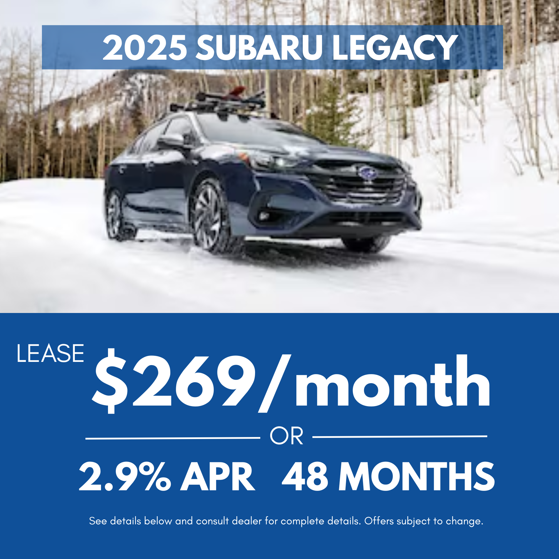 2025 Subaru Legacy